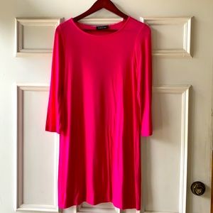Hourglass Lilly Pink 3/4 Sleeve Dress